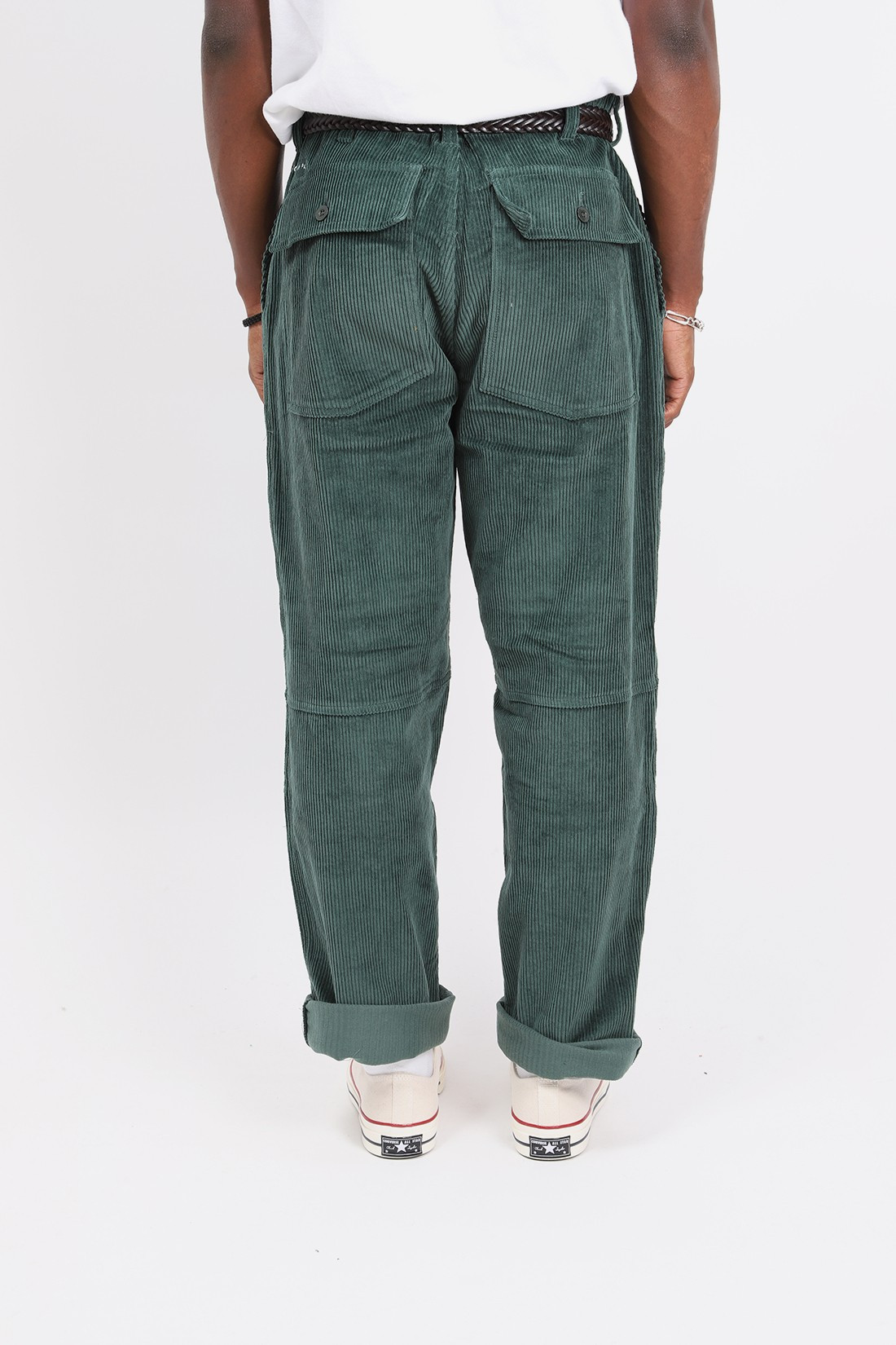 POP TRADING COMPANY / Phatigue farm pants Bistro green