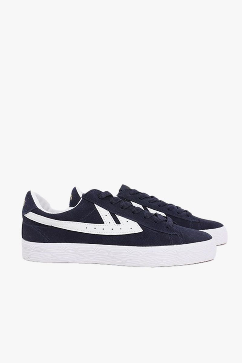 Dime suede Navy white