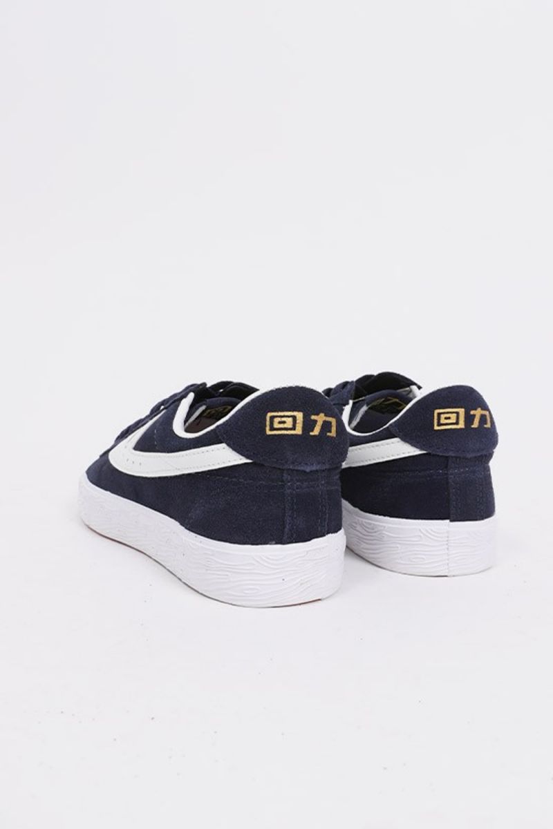 Dime suede Navy white