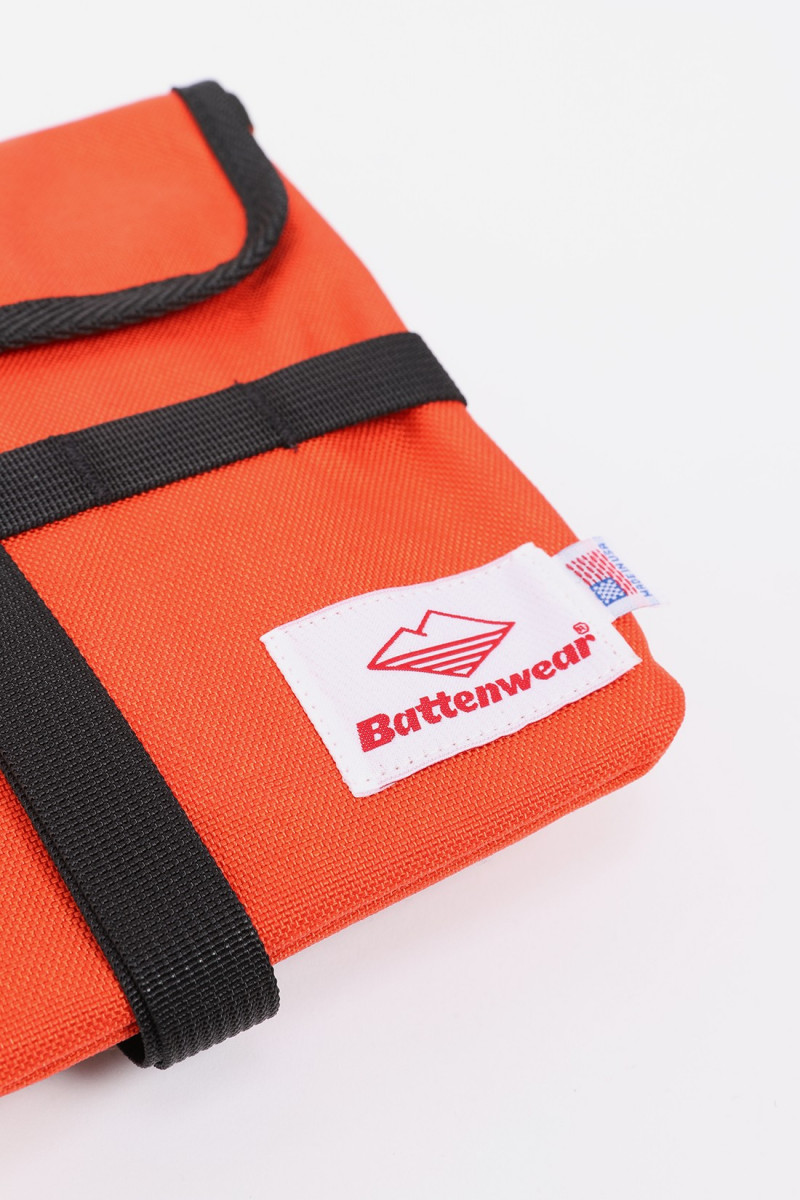 Battenwear Travel pouch v.2 cordura nylon Orange - GRADUATE STORE