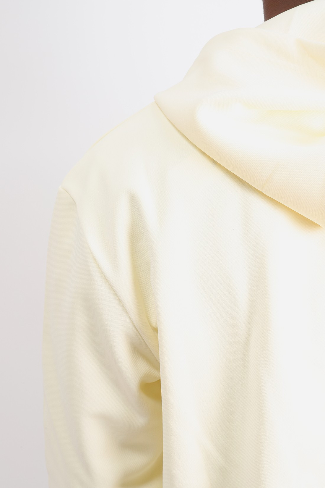 COMME DES GARÇONS PLAY / Play hooded zipped sweatshirt Ivory