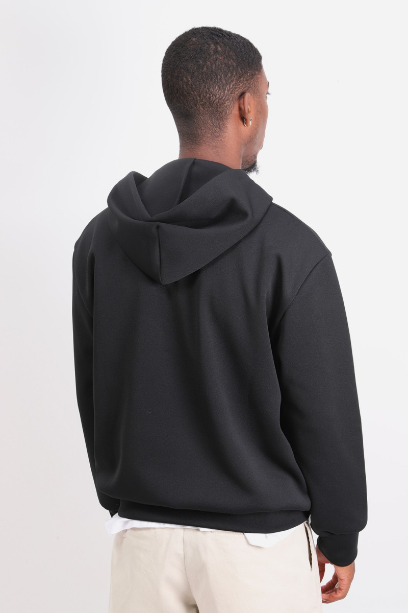 Play hooded zipped sweatshirt Black
