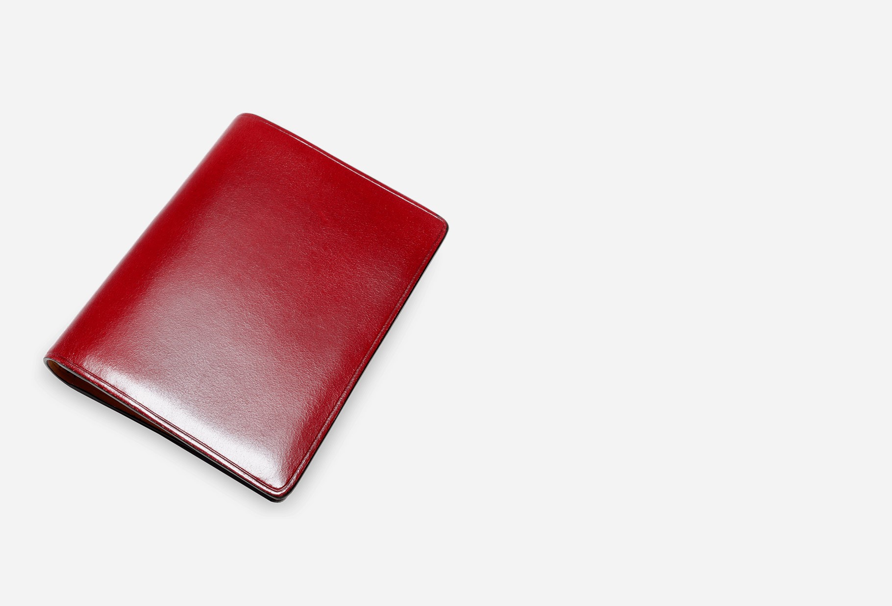 IL BUSSETTO / Bi-fold card case Tibetan red
