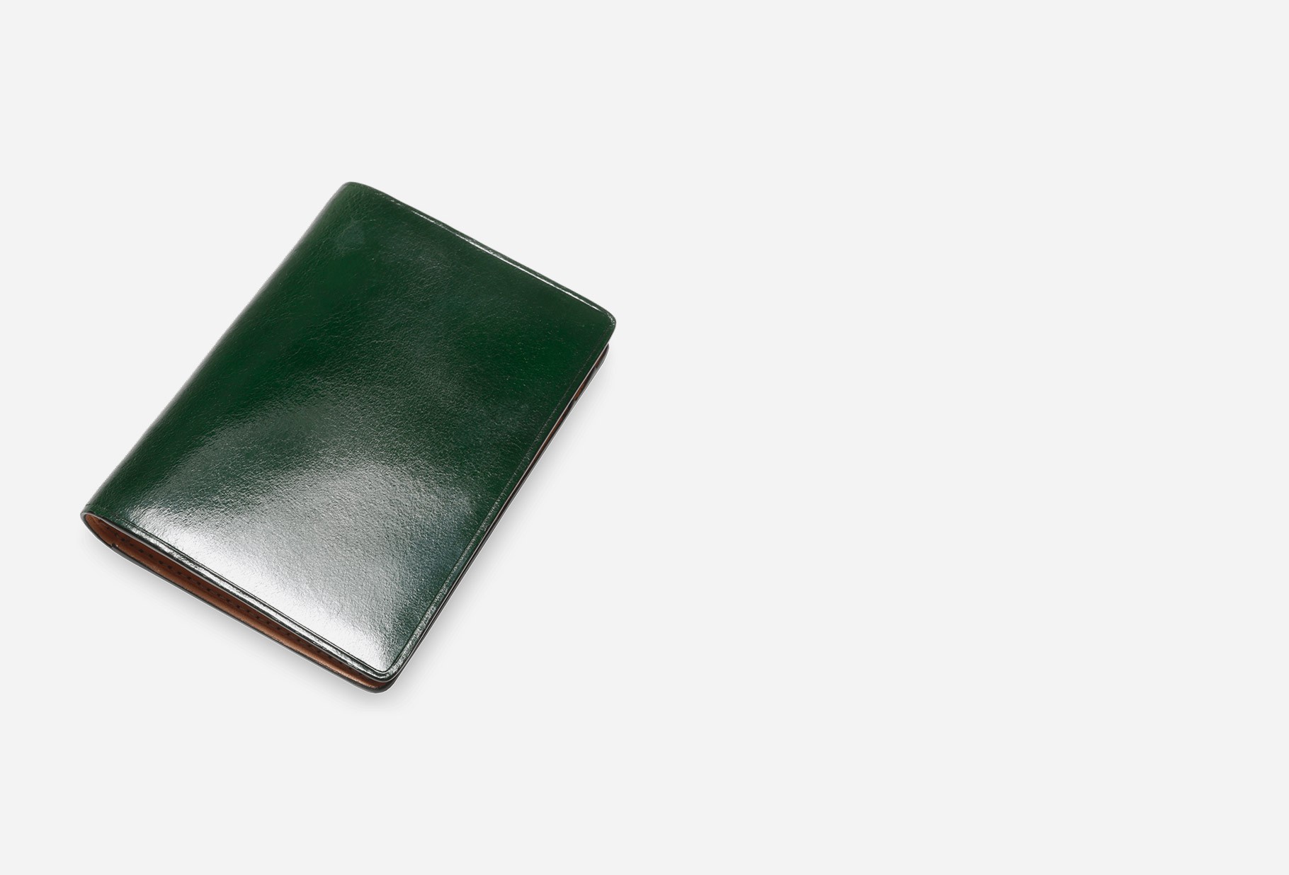 IL BUSSETTO / Bi-fold card case Forest green