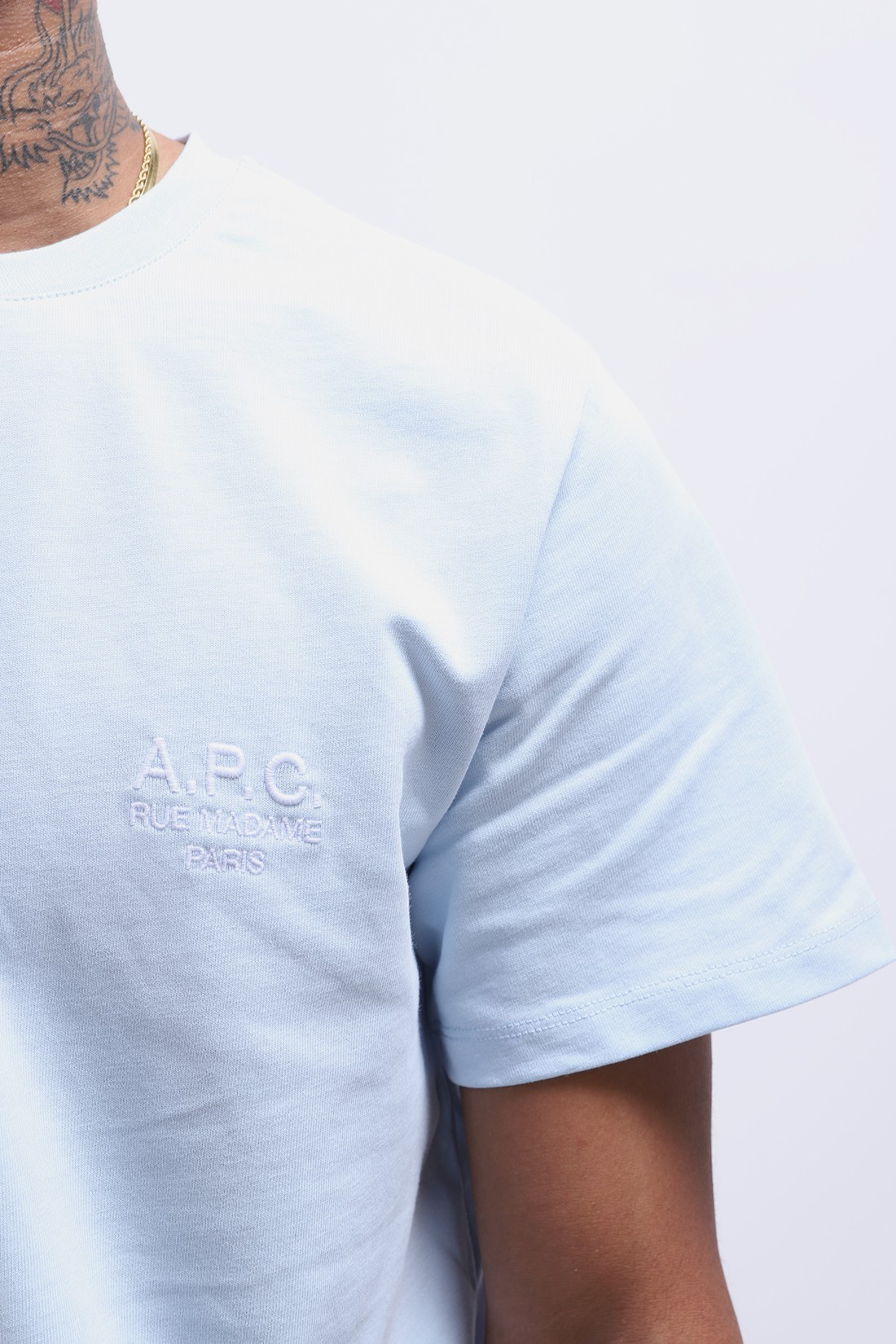 A.P.C. / T-shirt raymond Bleu clair
