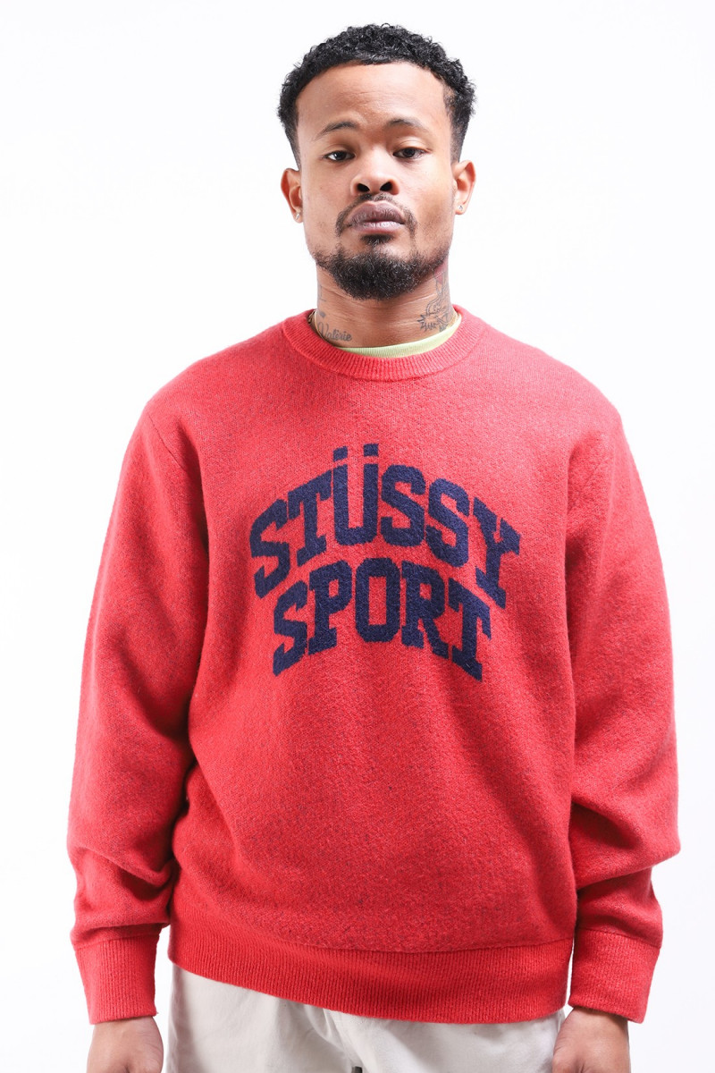 Stussy Stussy sport sweater Red - GRADUATE STORE