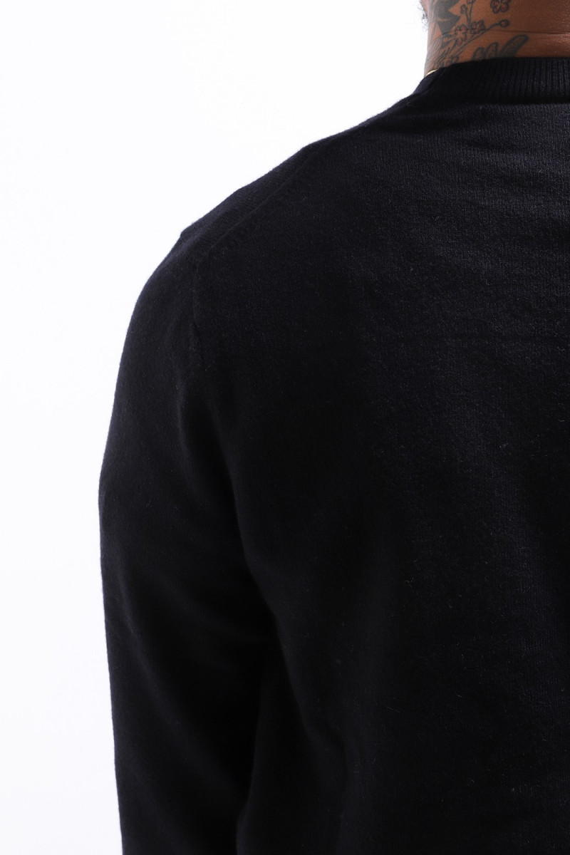 Cdg shirt pullover knit Black