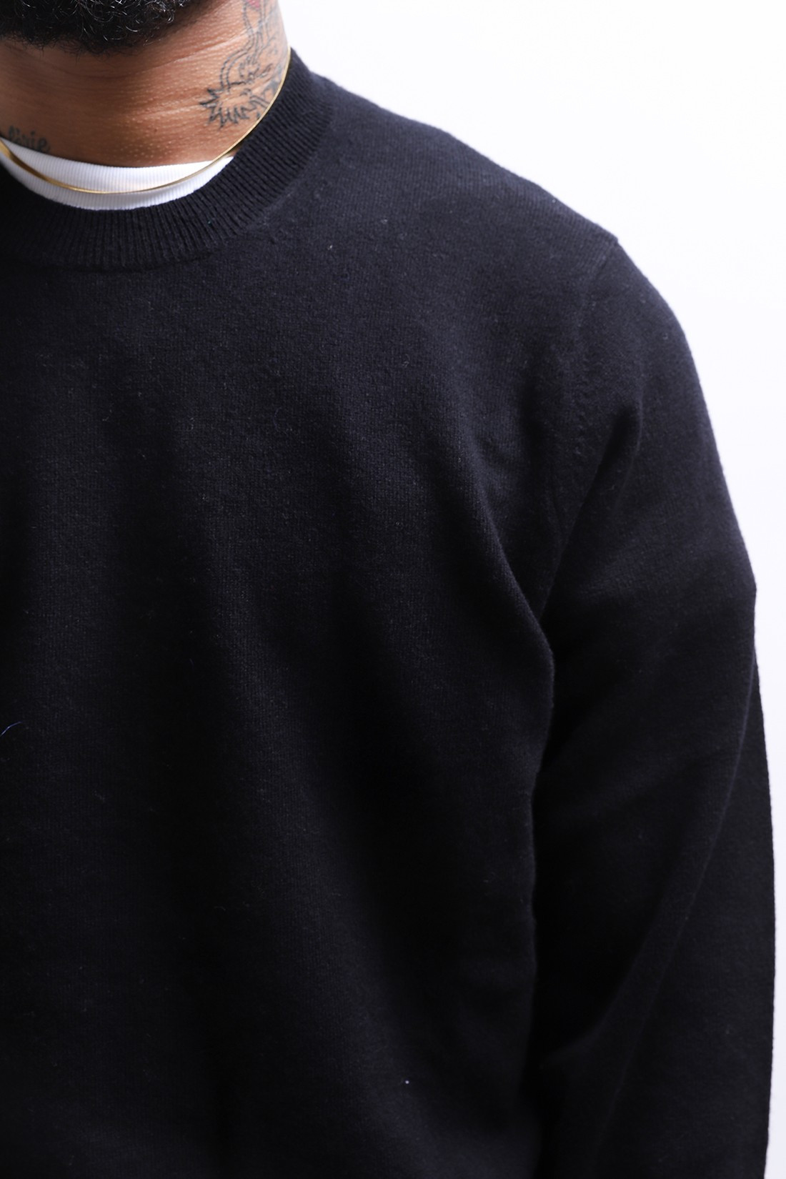 COMME DES GARÇONS SHIRT / Cdg shirt pullover knit Black