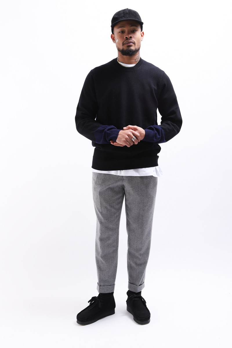 Cdg shirt pullover knit Black