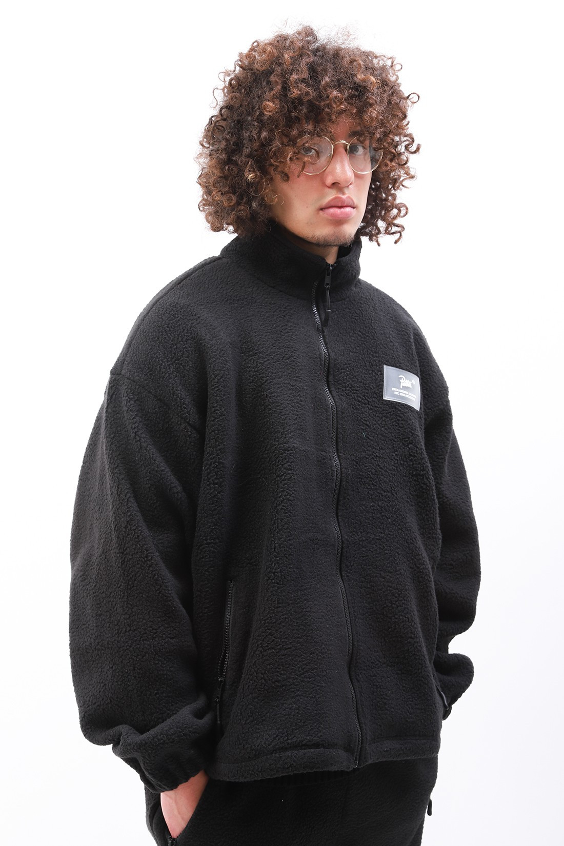 PATTA / Patta sheerling fleece jacket Black
