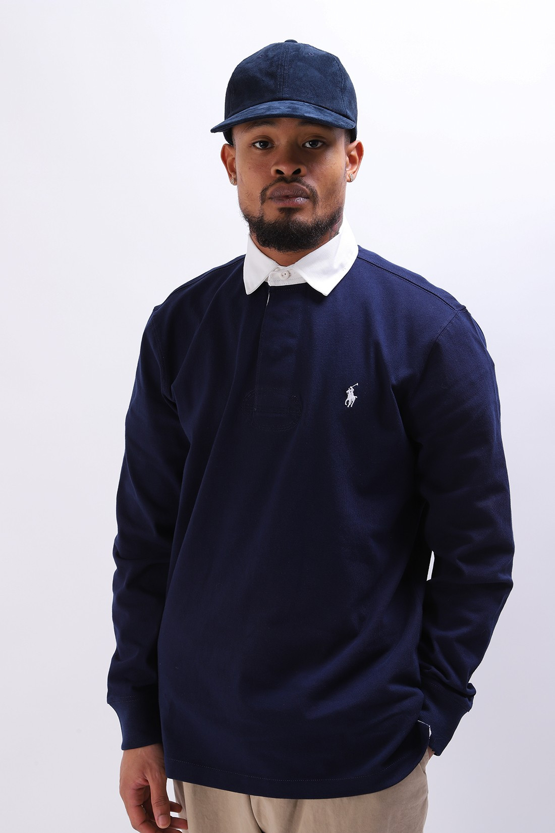 POLO RALPH LAUREN / Classic fit l/s polo rugby Cruise navy