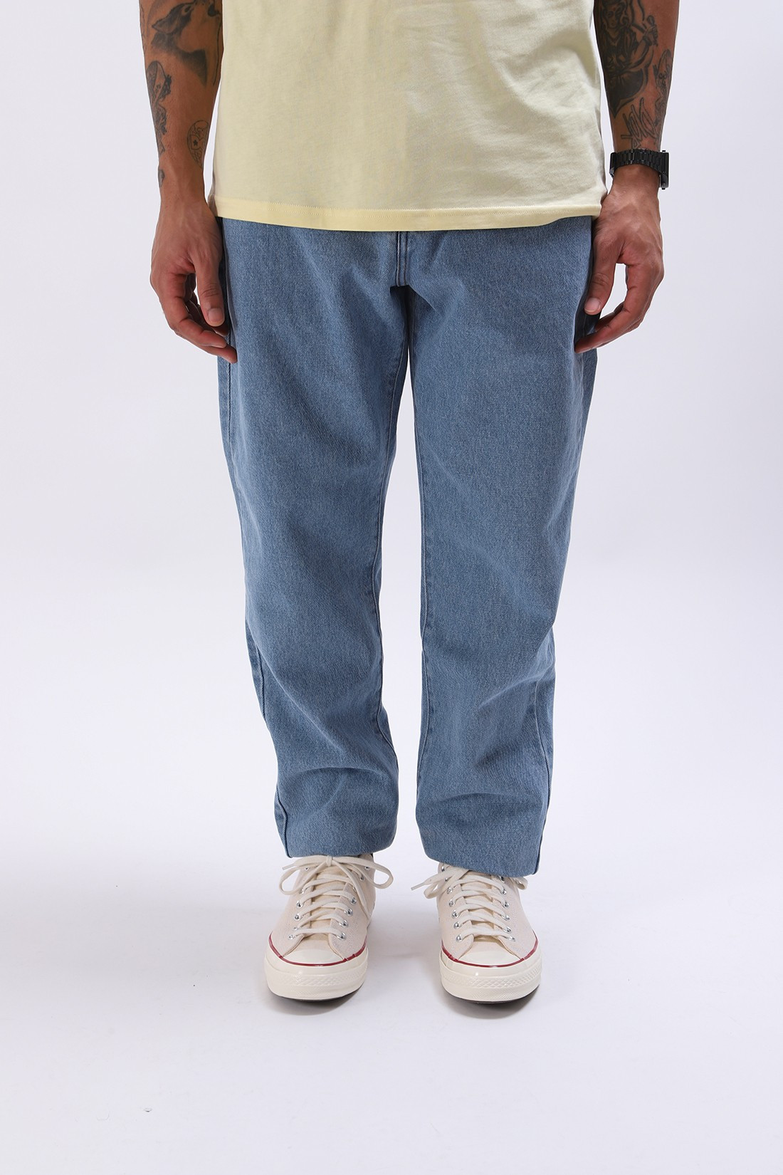 AMI / Tapered fit jeans Bleu javel