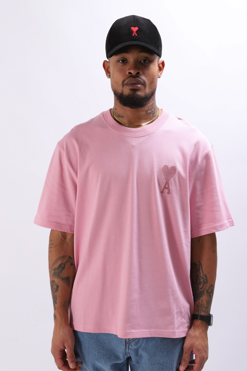 T-shirt ami de coeur oversize Pale pink