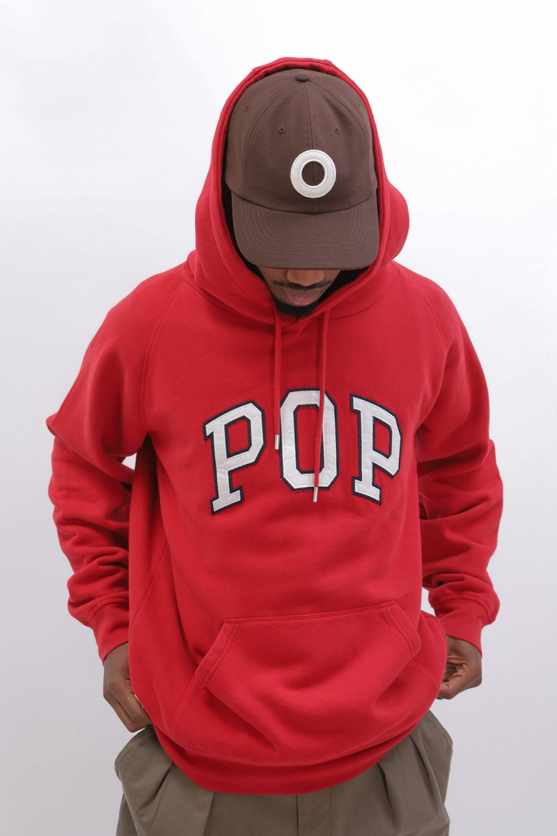 Arch hooded sweater Rio red