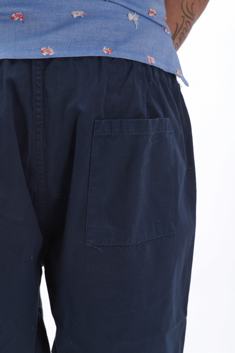 Classic organic twill shorts Navy blue