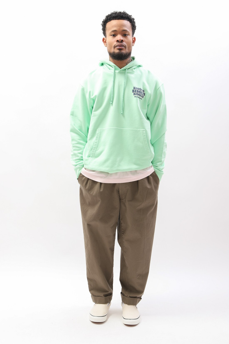 Bisous hoodie grease Light green