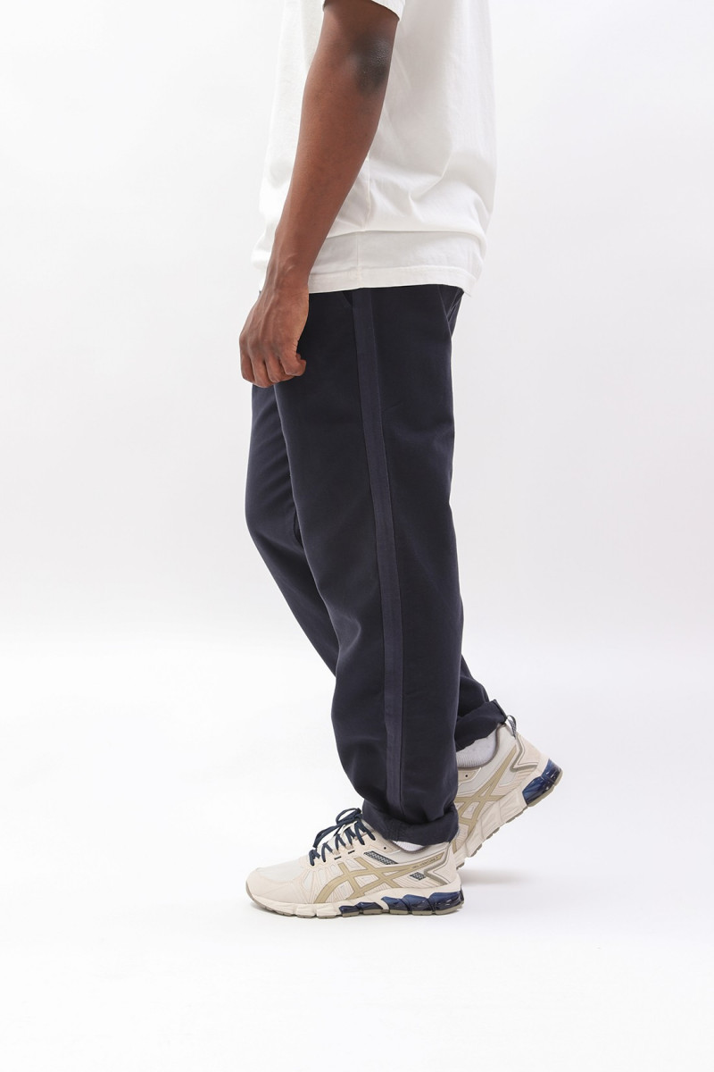 Universal works track pant Navy canvas