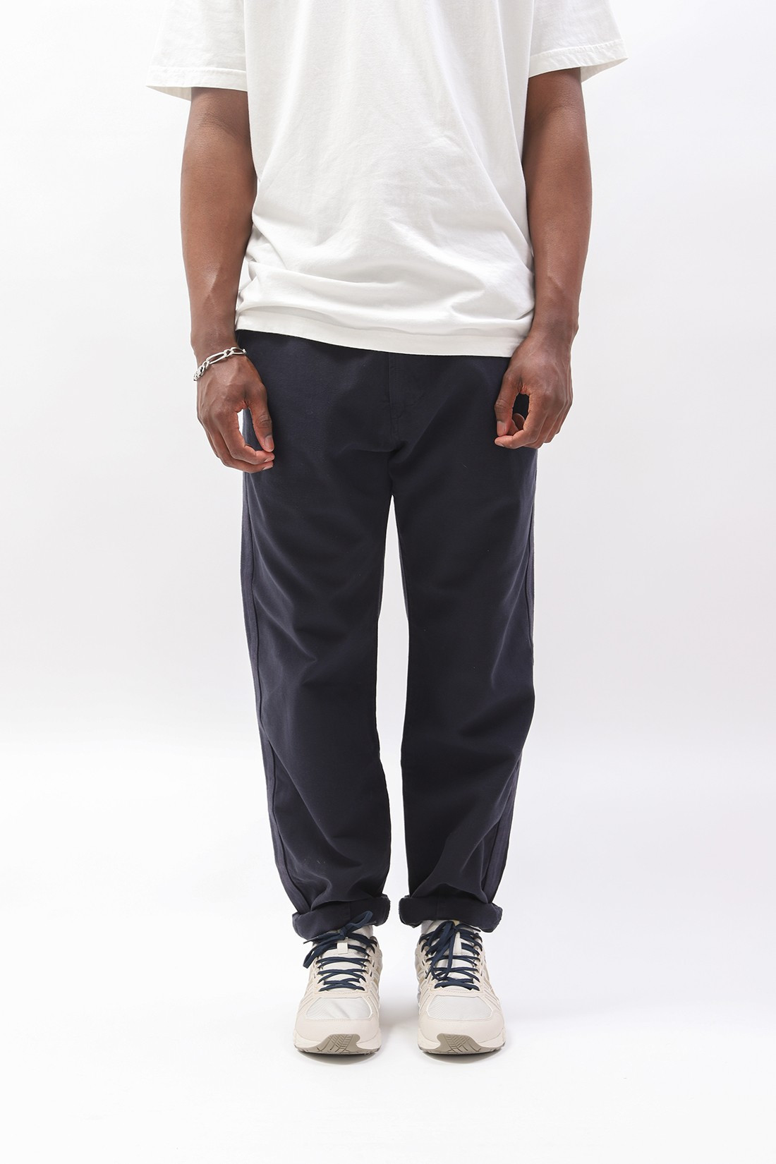 UNIVERSAL WORKS / Universal works track pant Navy canvas