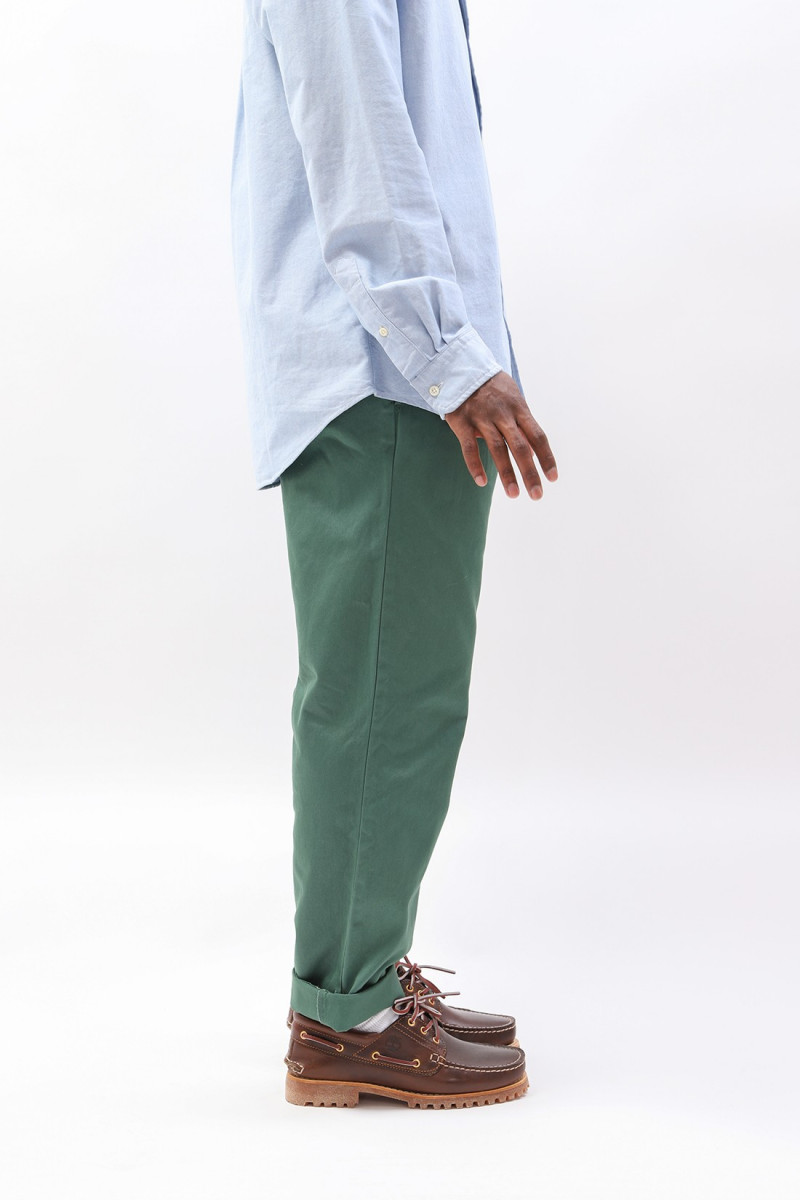Whitman relaxed fit pltd pant Washed forest