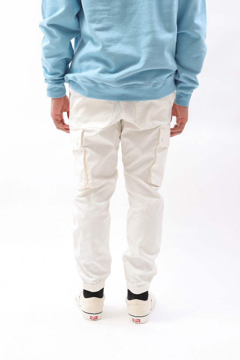 Gym pants 6pocket White