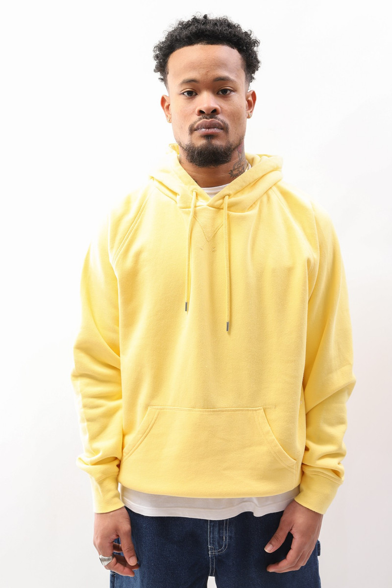 Logo hooded sweater Snapdragon yellow