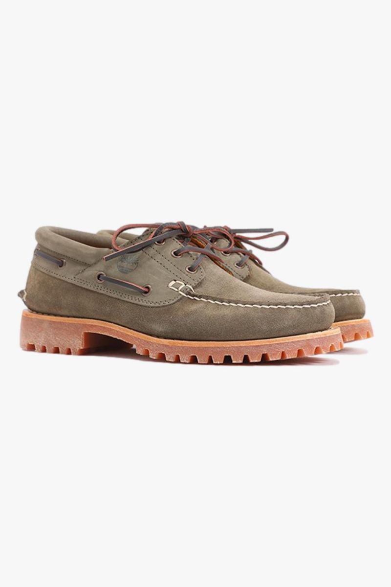Timberland Authentic boat shoe suede Dark green - GRADUATE STORE