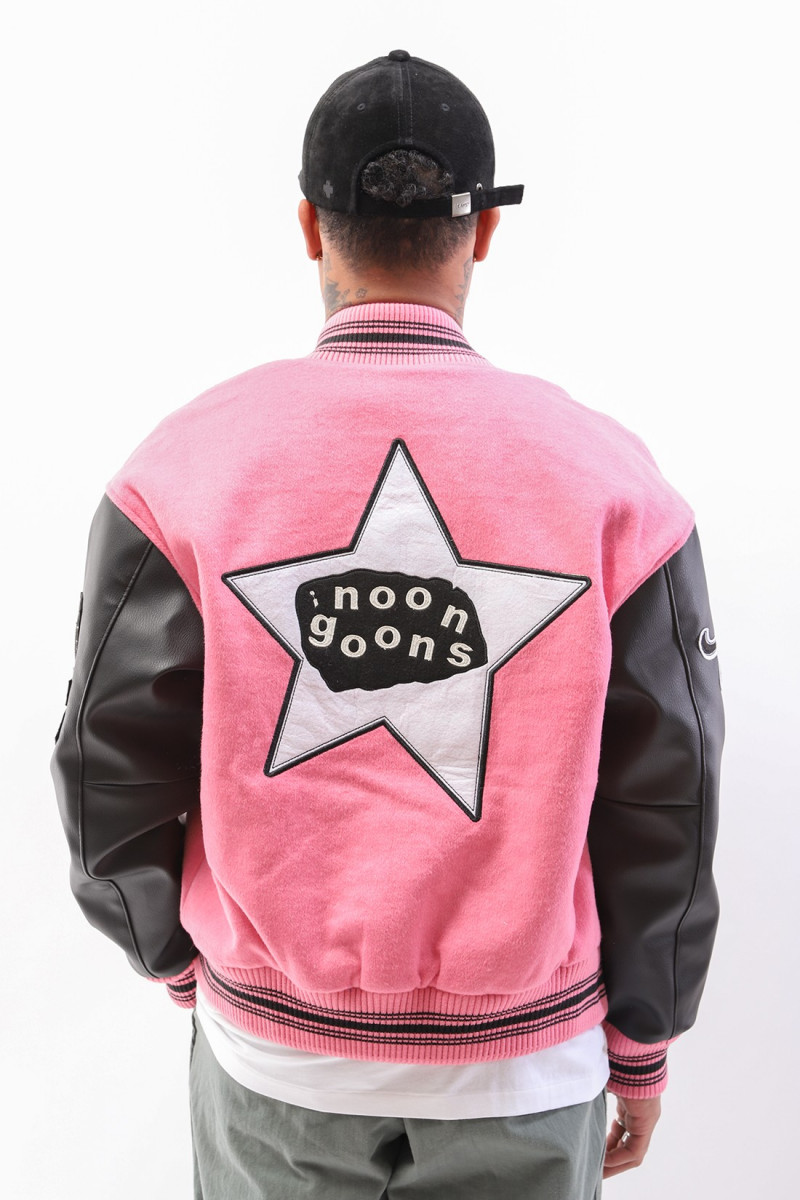 Hollywood high varsity jacket Pink/black