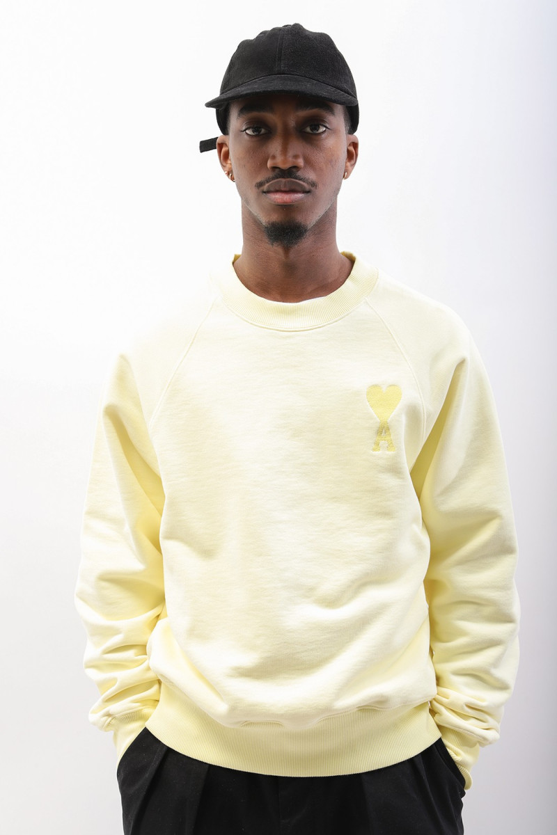 Sweatshirt ami de coeur Pale yellow