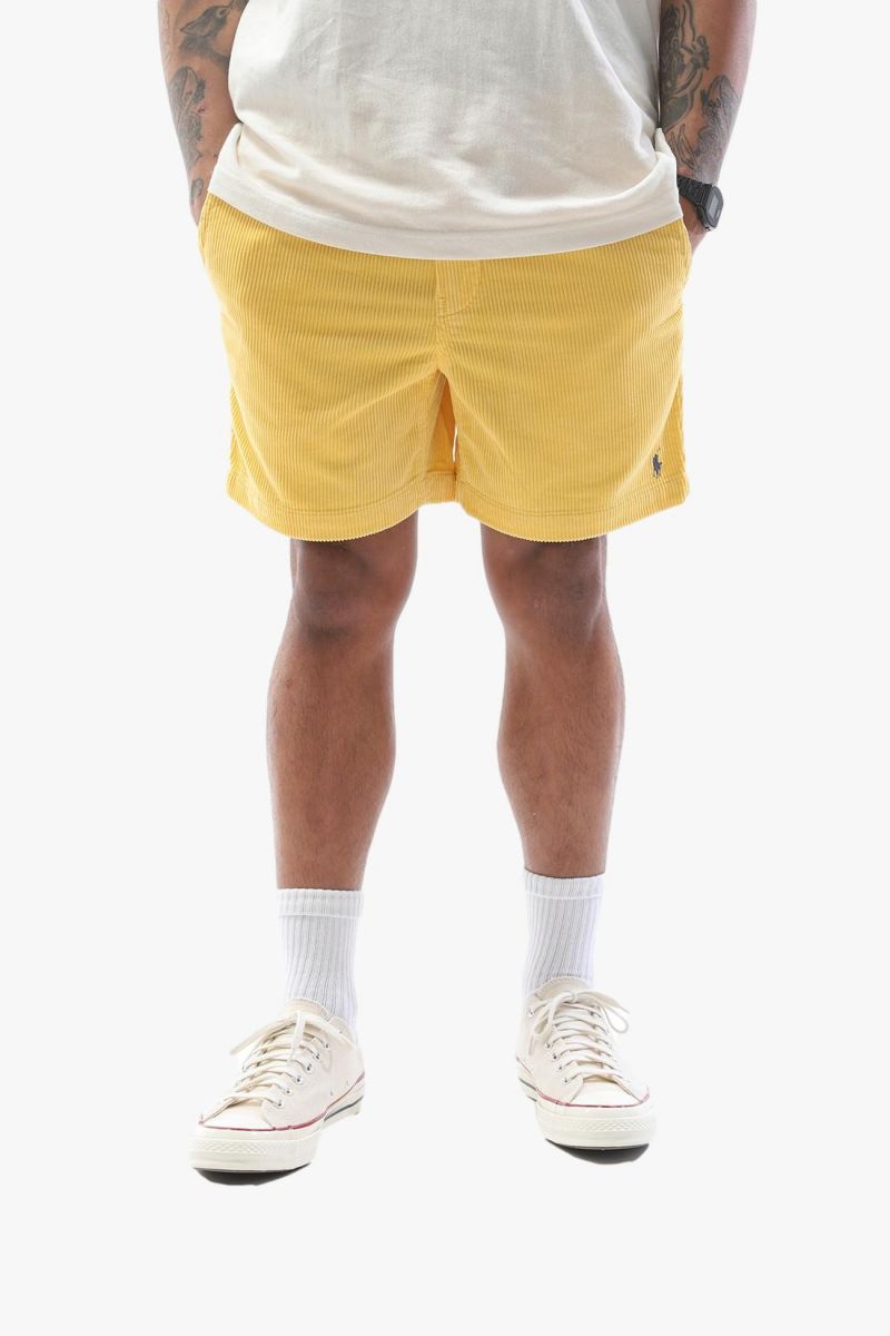 Classic fit prepster short Yellow cord