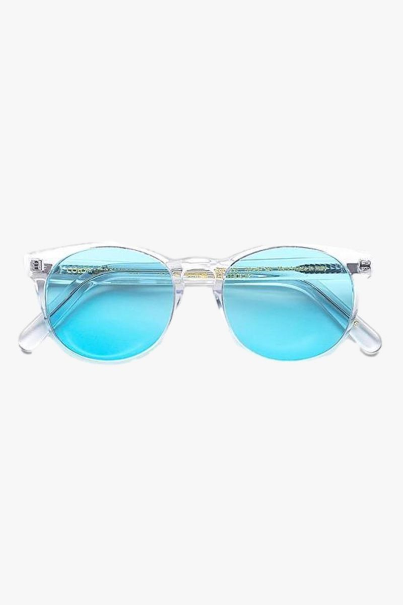 Colorful standard Sunglass 15 Crystal clear/blue - GRADUATE STORE