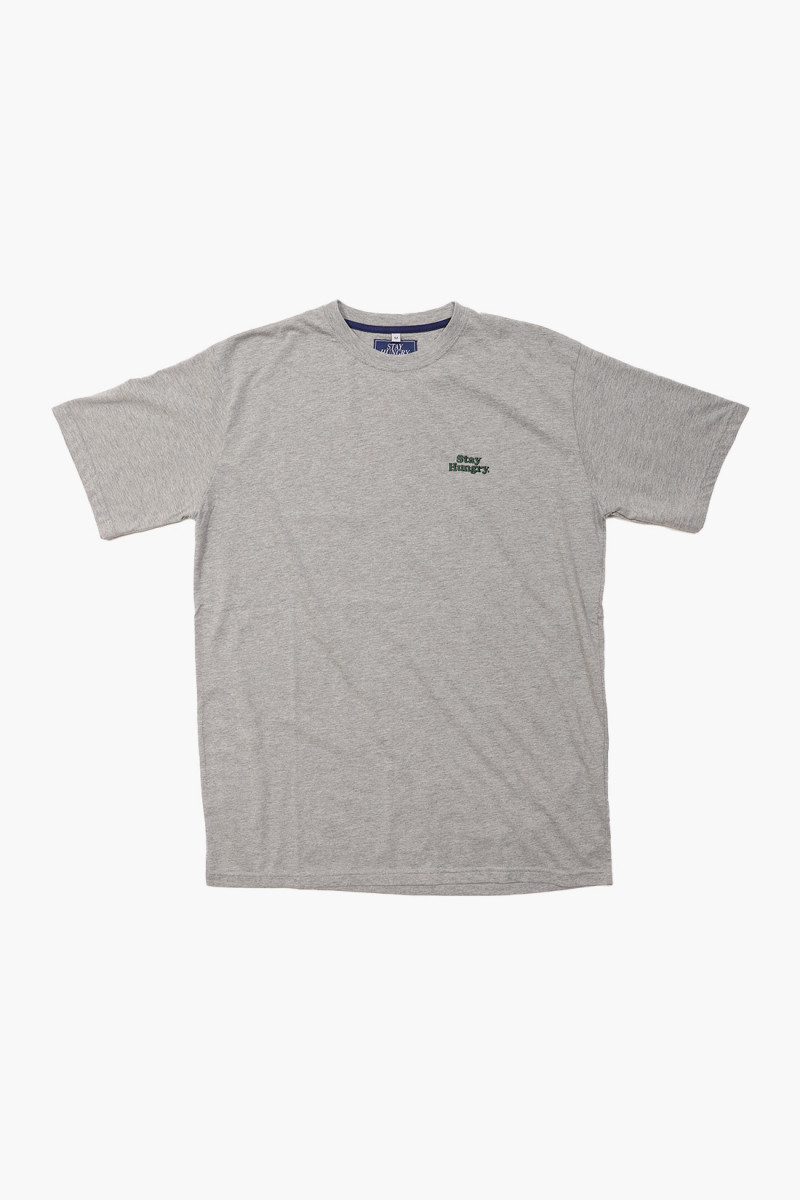Smoothie embroidery tee Grey