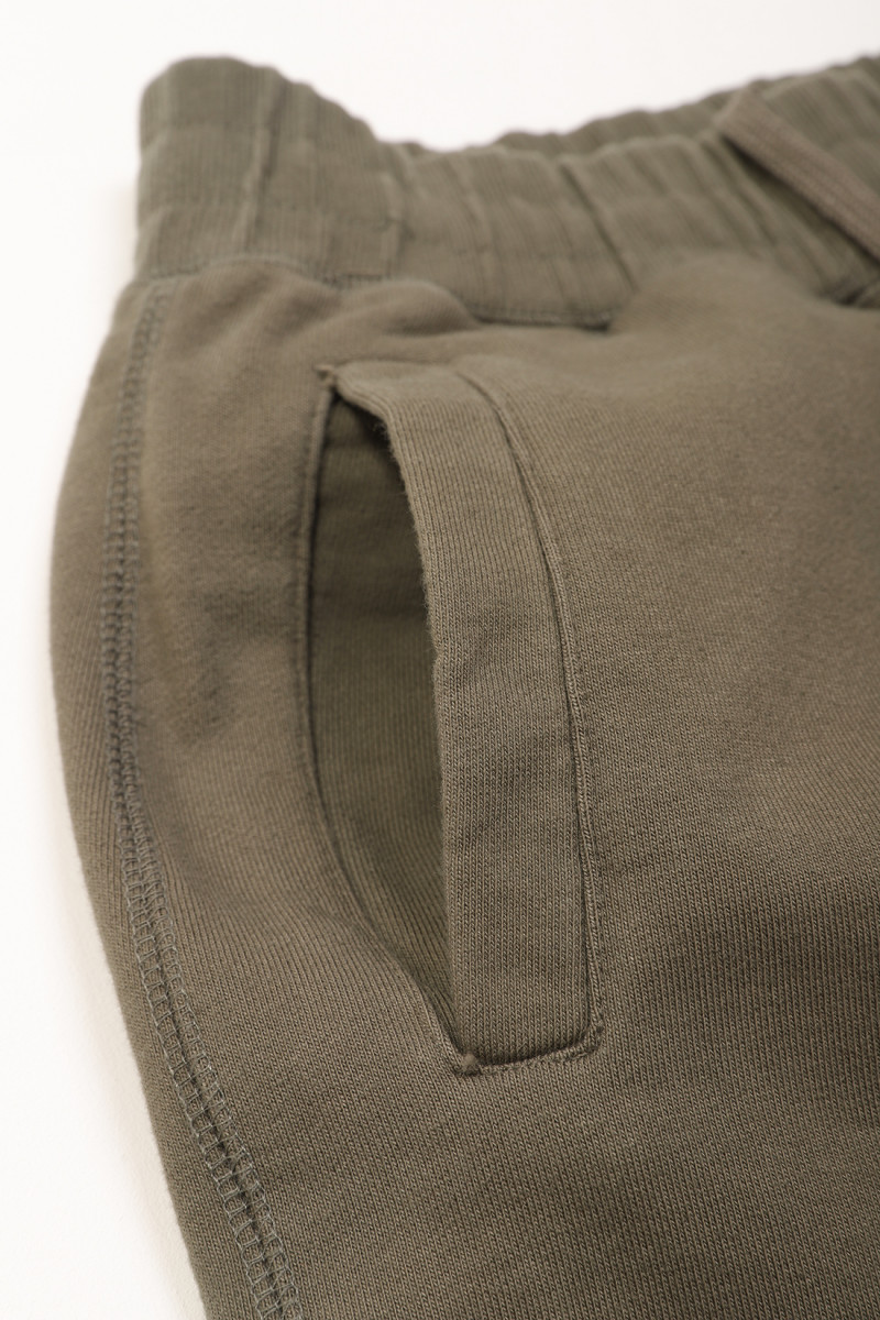 Military logo embroidered Sweatpant olive
