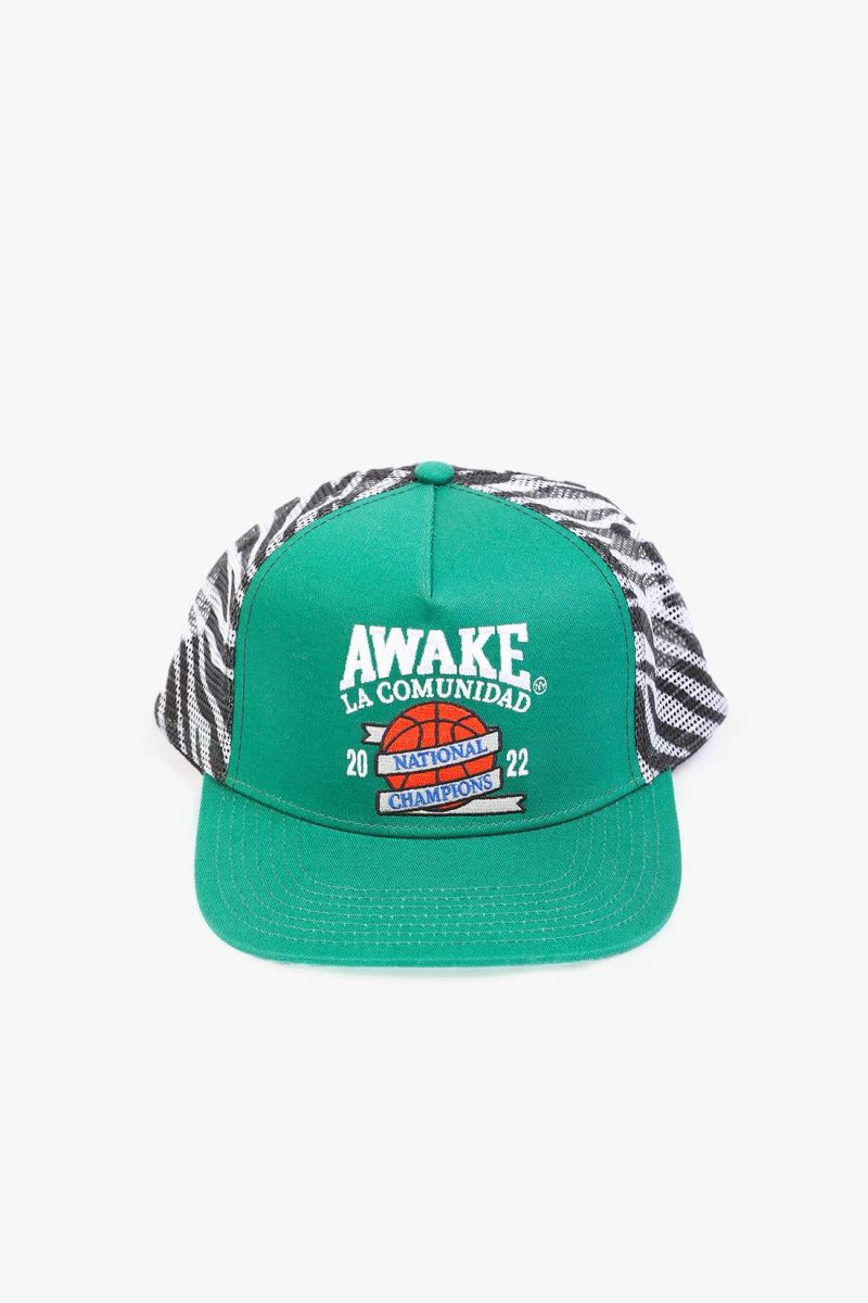 National champions trucker hat Green