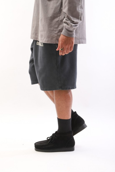 Neighborhood Sweat shorts sulfur dye / c-st Charcoal - GRADUATE ...