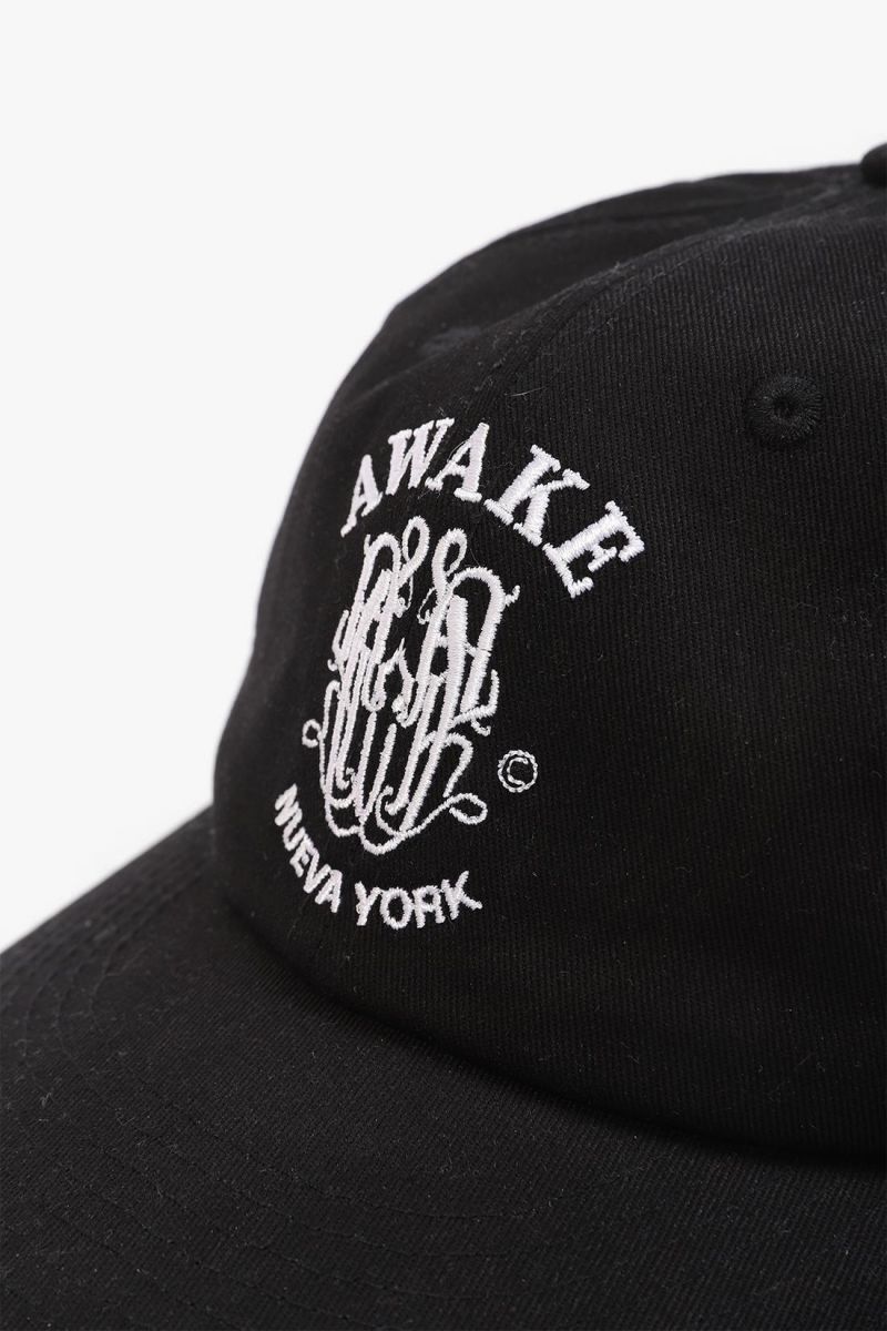 Nueva york crest awake 6-panel Black