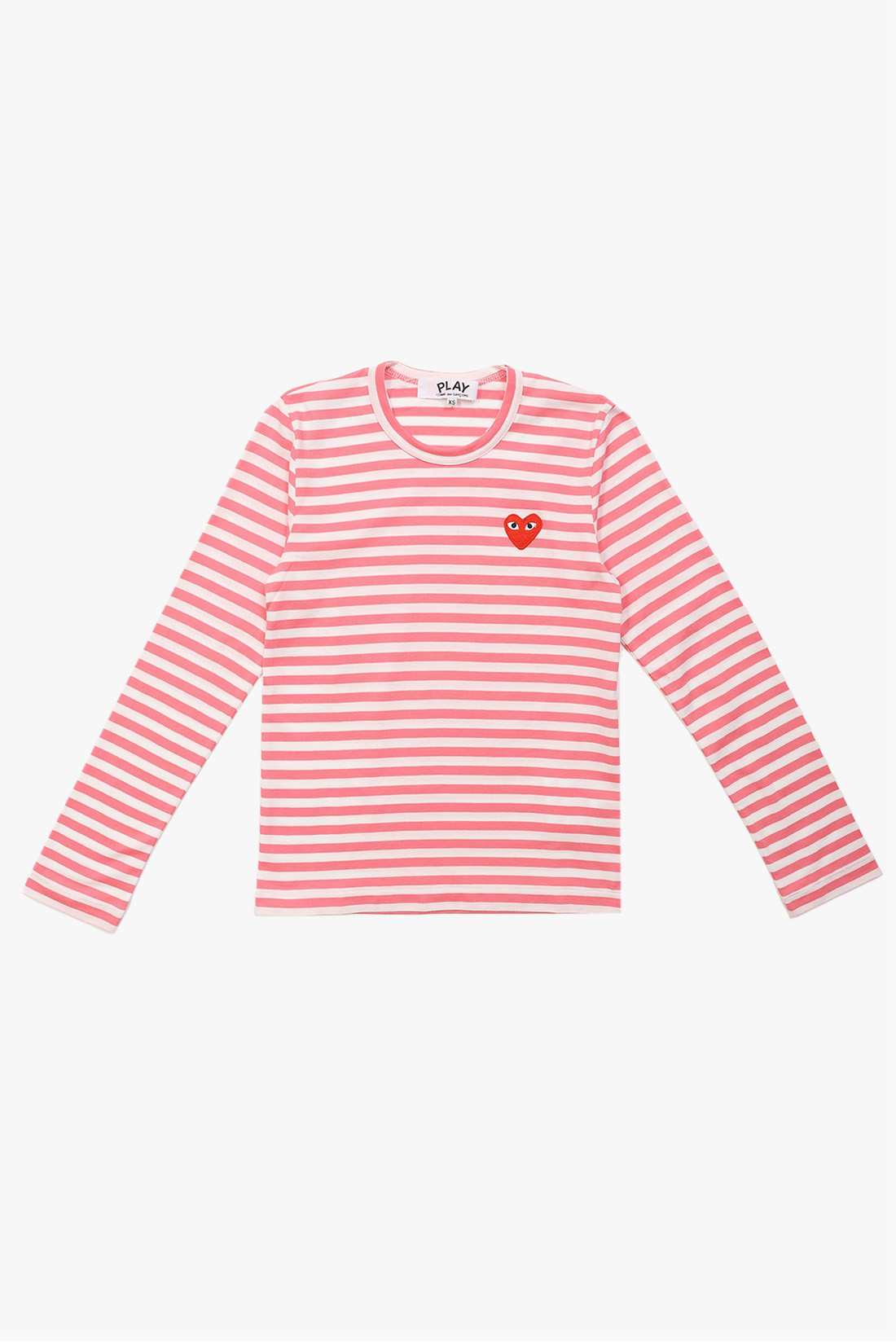 Play ladies striped t-shirt Pink/white