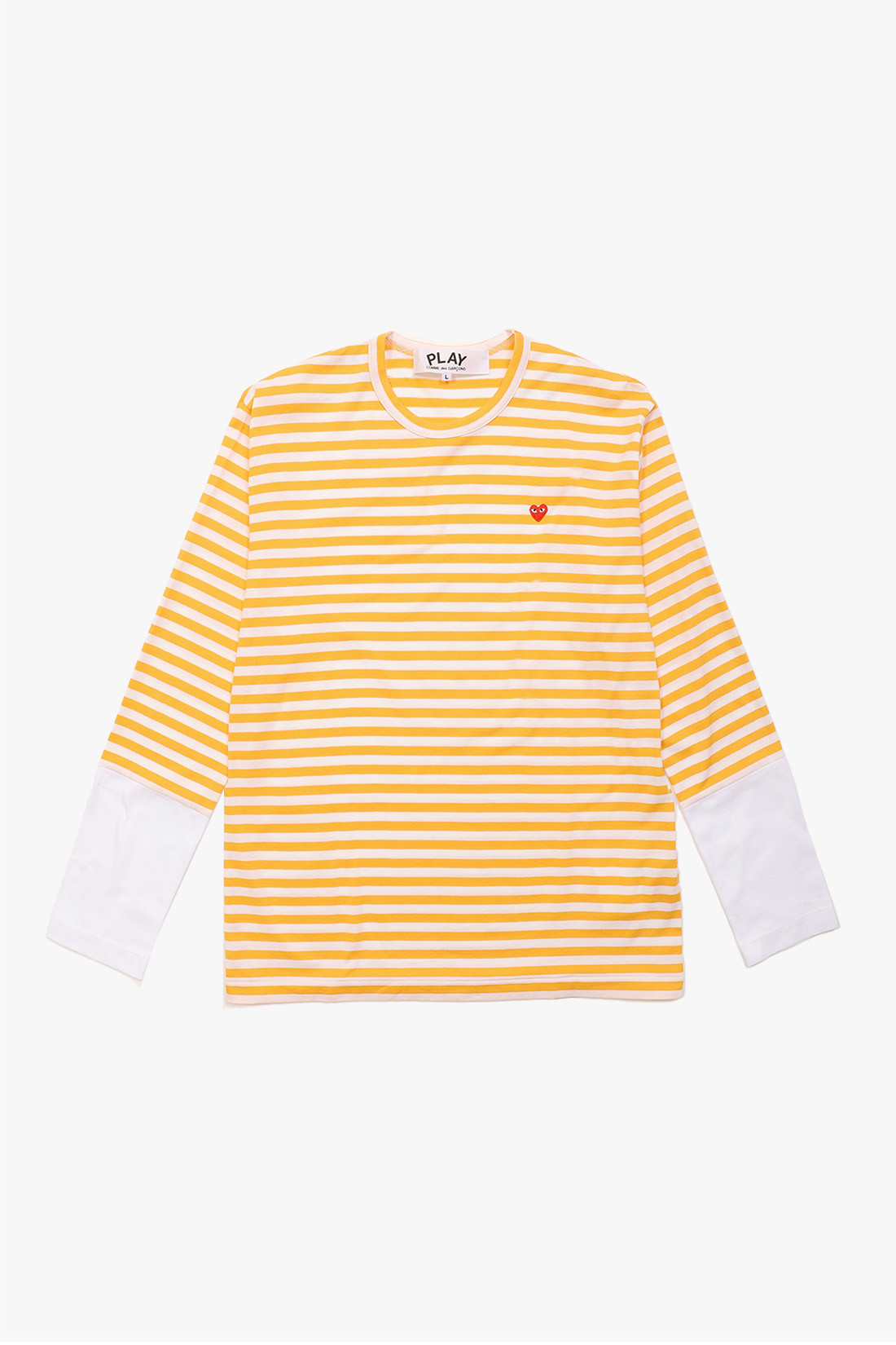 yellow and white t shirt