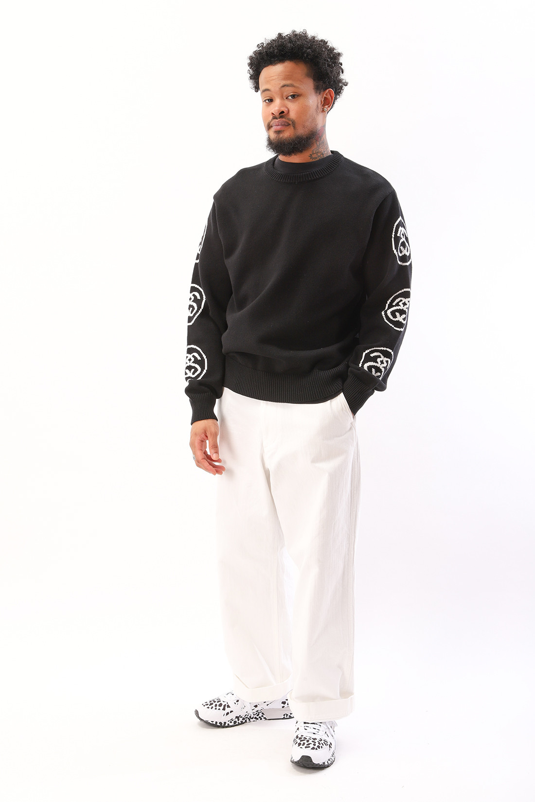 Ss-link sweater Black