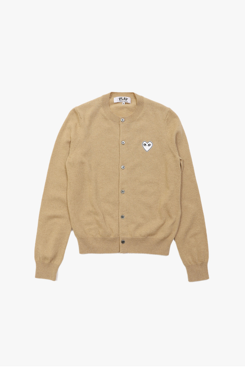 Red play cardigan Camel