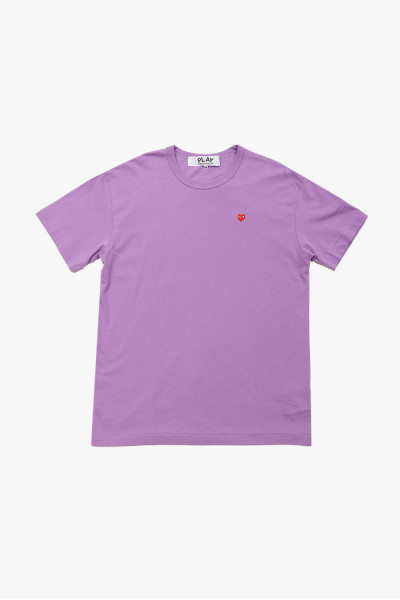 Comme des garçons play Red play little heart t-shirt Purple - ...