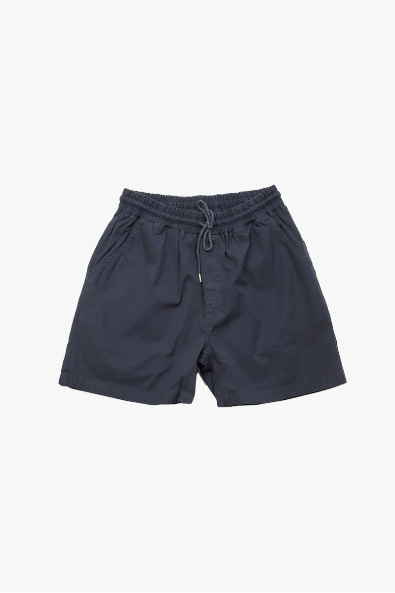 Organic twill shorts Navy blue