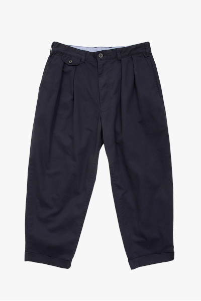 Beams plus 2 pleats twill Dark navy - GRADUATE STORE