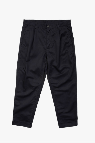 Beams plus 1pleat 80/3 twill Navy - GRADUATE STORE