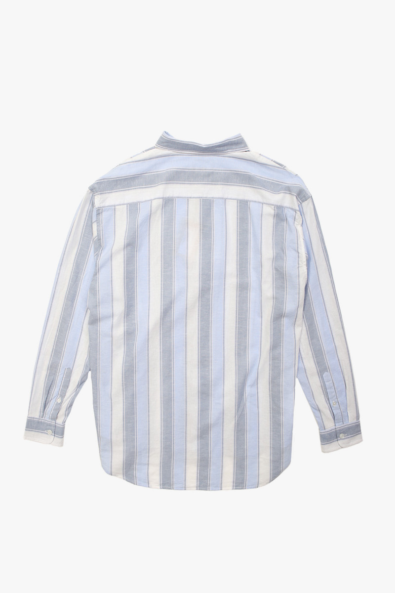 Wide striped shirt Blue stripe