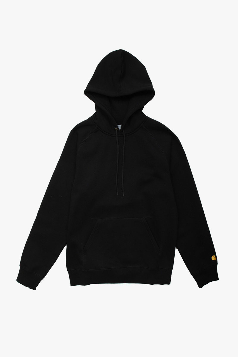 Hooded chase sweat Black gold