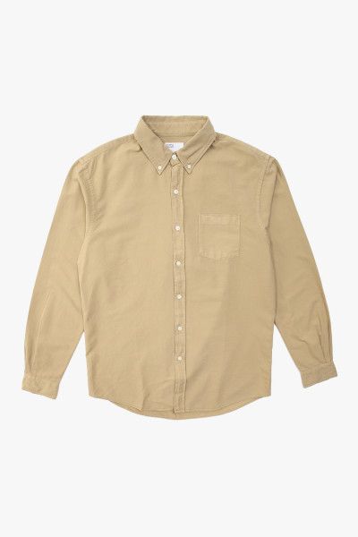 Colorful standard Organic button down shirt Desert khaki - GRADUATE ...