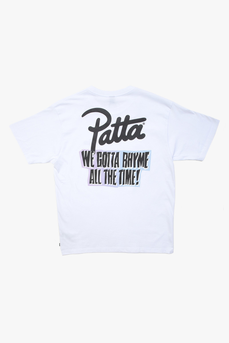 Patta we gotta rhyme t-shirt White