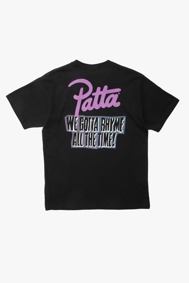 Patta we gotta rhyme t-shirt Black