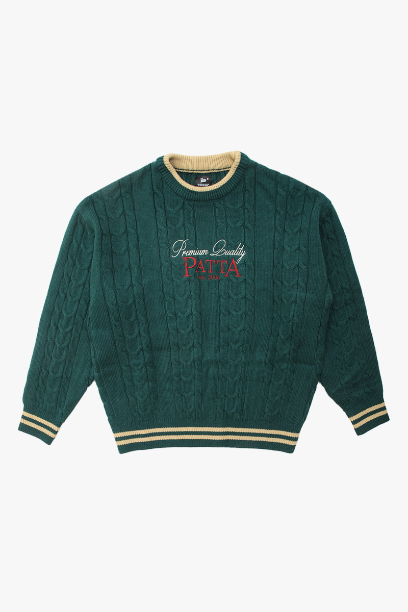 Patta premium cable knitted...