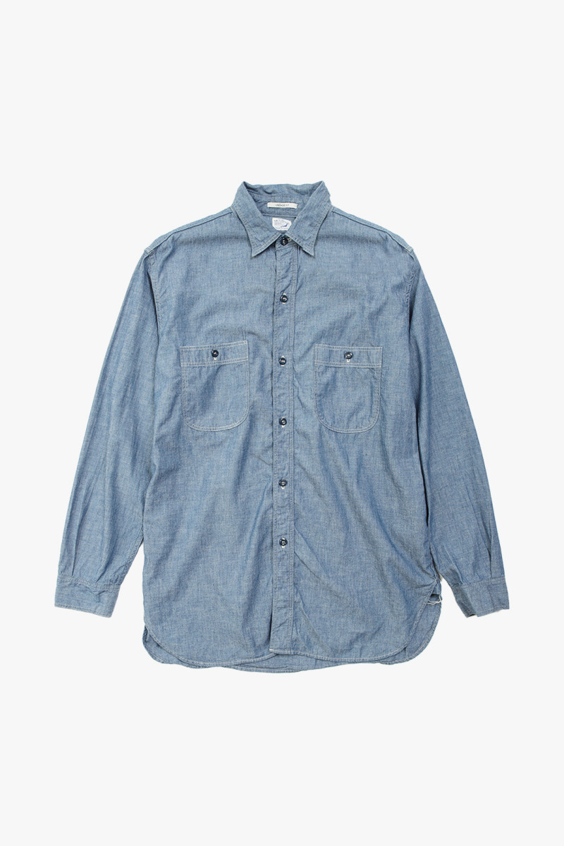 Orslow Vintage fit work shirt Chambray - GRADUATE STORE